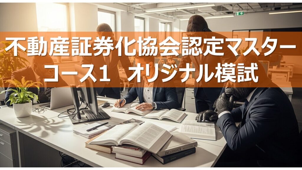 【webアプリ】不動産証券化マスター 過去問攻略ラボ【リリース】 | 再エネと不動産とおじさん